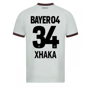 Bayer Leverkusen Granit Xhaka #34 Bortatröja 2023-24 Kortärmad